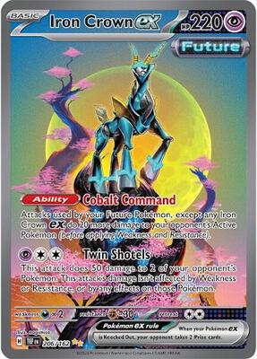 Iron Crown ex - 206/162 card from SV05: Temporal Forces