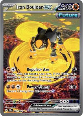 Iron Boulder ex - 207/162 card from SV05: Temporal Forces