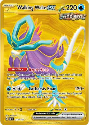 Walking Wake ex - 215/162 card from SV05: Temporal Forces