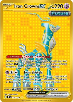 Iron Crown ex - 216/162 card from SV05: Temporal Forces