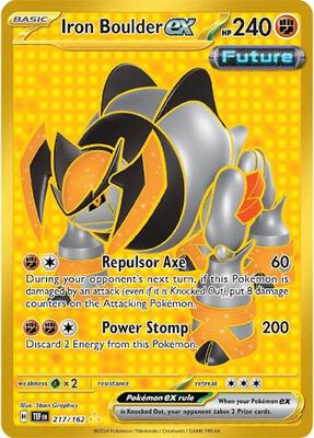 Iron Boulder ex - 217/162 card from SV05: Temporal Forces