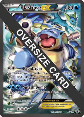 Blastoise EX - XY122 card from Jumbo Cards