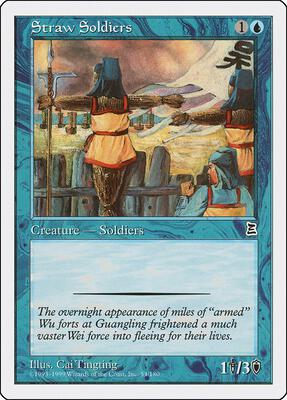 Straw Soldiers card from Portal Three Kingdoms