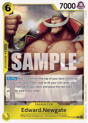 Edward.Newgate card from Ultra Deck: The Three Brothers