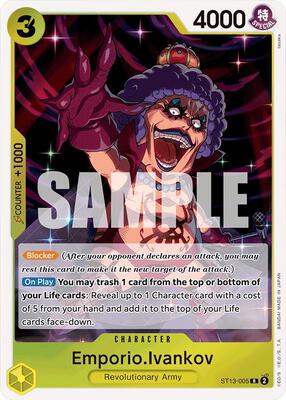 Emporio.Ivankov card from Ultra Deck: The Three Brothers