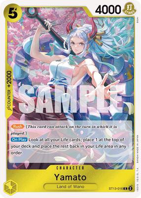 Yamato card from Ultra Deck: The Three Brothers