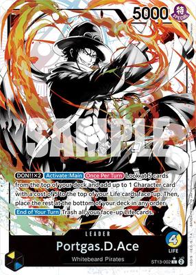 Portgas.D.Ace (002) (Parallel) card from Ultra Deck: The Three Brothers