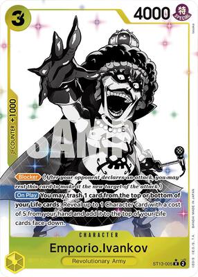 Emporio.Ivankov (Parallel) card from Ultra Deck: The Three Brothers