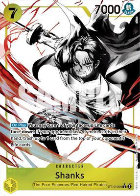 Shanks (Parallel) card from Ultra Deck: The Three Brothers