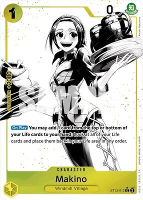 Makino (Parallel) card from Ultra Deck: The Three Brothers