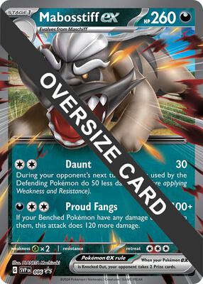 Mabosstiff ex - Jumbo Card card from Jumbo Cards
