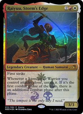 Raiyuu, Storm's Edge card from Media Promos