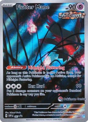 Flutter Mane - 097 (Pokemon Center) card from SV: Scarlet & Violet Promo Cards