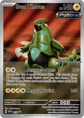Iron Thorns - 098 (Pokemon Center) card from SV: Scarlet & Violet Promo Cards