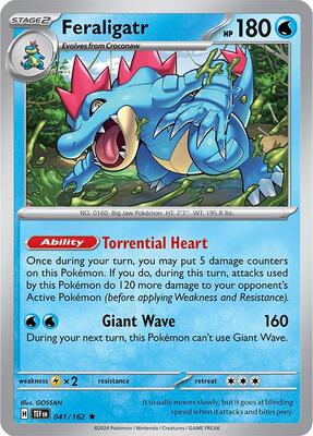 Feraligatr - 041/162 card from Deck Exclusives