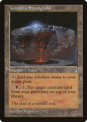 Volrath's Stronghold card from Stronghold