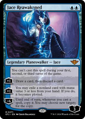 Jace Reawakened card from Outlaws of Thunder Junction