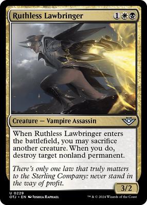 Ruthless Lawbringer card from Outlaws of Thunder Junction