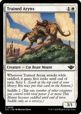 Trained Arynx card from Outlaws of Thunder Junction