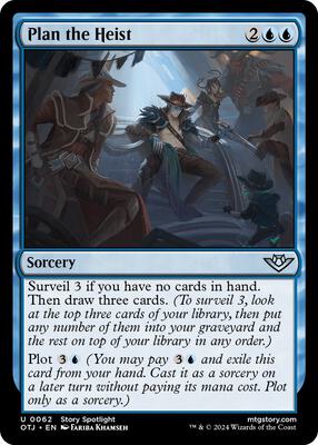 Plan the Heist card from Outlaws of Thunder Junction