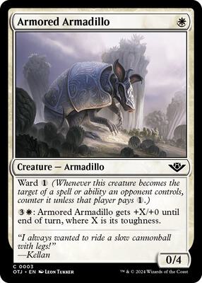 Armored Armadillo card from Outlaws of Thunder Junction