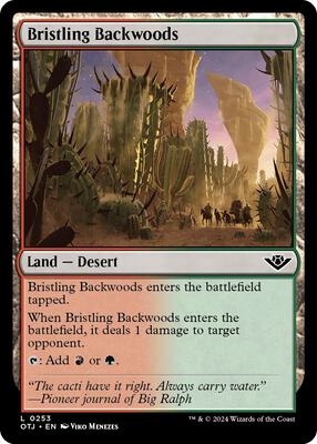 Bristling Backwoods card from Outlaws of Thunder Junction