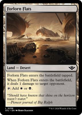 Forlorn Flats card from Outlaws of Thunder Junction