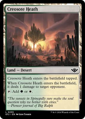 Creosote Heath card from Outlaws of Thunder Junction