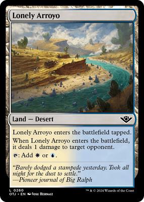 Lonely Arroyo card from Outlaws of Thunder Junction