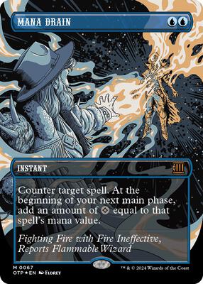 Mana Drain (Textured Foil) card from Outlaws of Thunder Junction: Breaking News