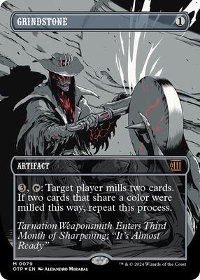Grindstone (Textured Foil) card from Outlaws of Thunder Junction: Breaking News