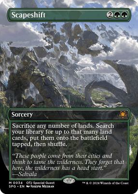 Scapeshift (Borderless) card from Special Guests