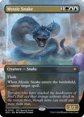 Mystic Snake (Borderless) card from Special Guests