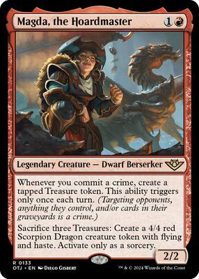 Magda, the Hoardmaster card from Outlaws of Thunder Junction