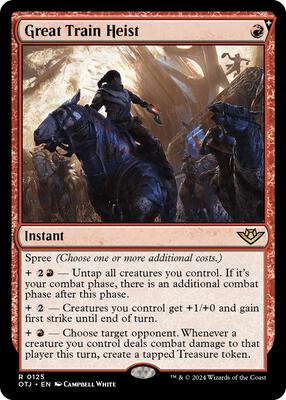 Great Train Heist card from Outlaws of Thunder Junction