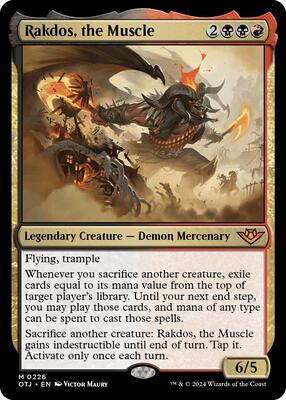 Rakdos, the Muscle card from Outlaws of Thunder Junction