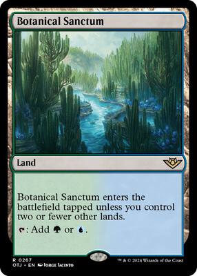 Botanical Sanctum card from Outlaws of Thunder Junction
