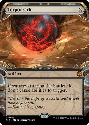 Torpor Orb (Showcase) card from Outlaws of Thunder Junction: The Big Score