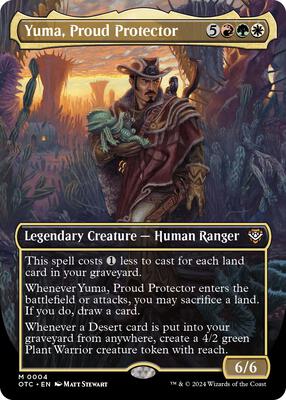Yuma, Proud Protector (Borderless) card from Commander: Outlaws of Thunder Junction