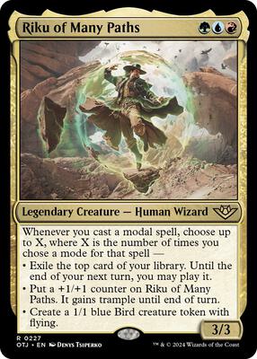 Riku of Many Paths card from Outlaws of Thunder Junction
