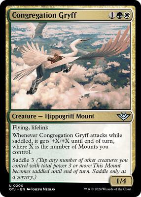 Congregation Gryff card from Outlaws of Thunder Junction