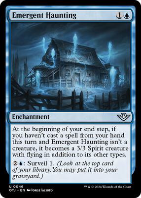 Emergent Haunting card from Outlaws of Thunder Junction