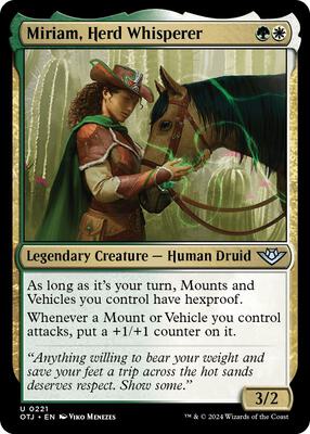 Miriam, Herd Whisperer card from Outlaws of Thunder Junction