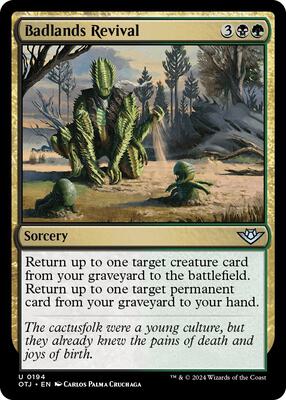 Badlands Revival card from Outlaws of Thunder Junction