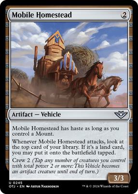 Mobile Homestead card from Outlaws of Thunder Junction