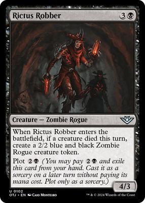 Rictus Robber card from Outlaws of Thunder Junction