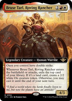 Bruse Tarl, Roving Rancher (Extended Art) card from Outlaws of Thunder Junction