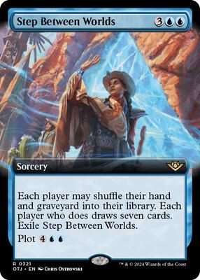 Step Between Worlds (Extended Art) card from Outlaws of Thunder Junction