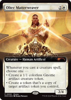 Oltec Matterweaver (Extended Art) card from Launch Party & Release Event Promos