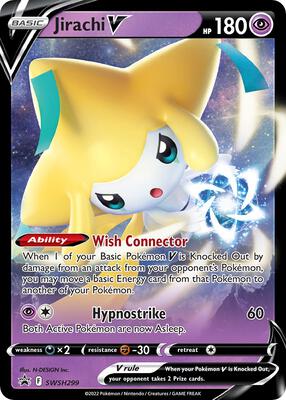 Jirachi V - 299 card from SWSH: Sword & Shield Promo Cards